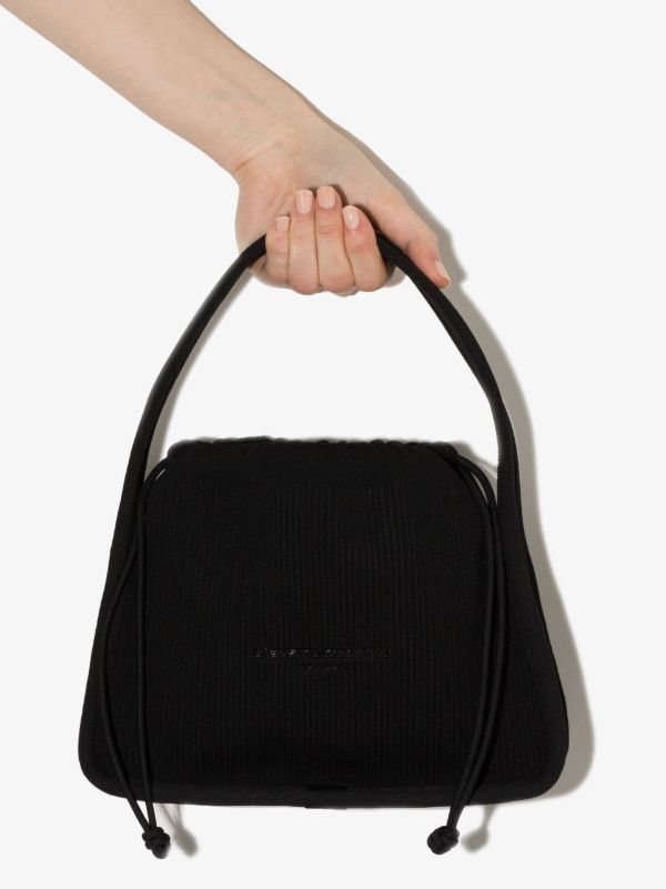 Alexander Wang black Ryan small knitted tote bag | Browns Mini Bags