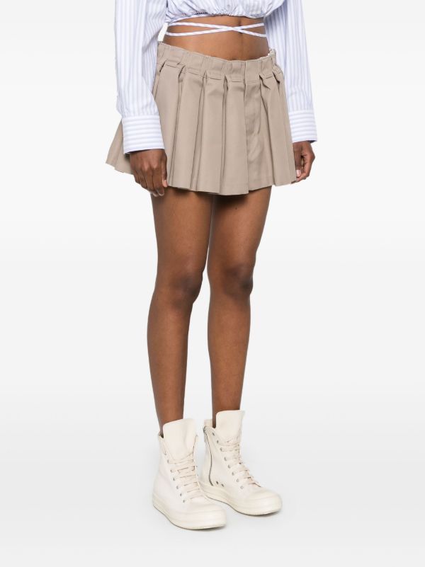 Alexander Wang Box-Pleated Mini Skirt | Browns Pleated Skirts