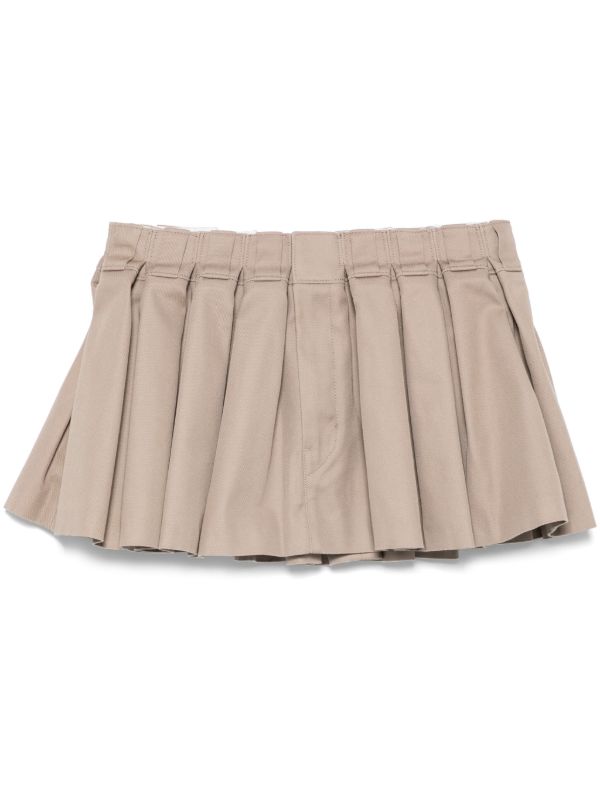 Alexander Wang Box-Pleated Mini Skirt | Browns Pleated Skirts