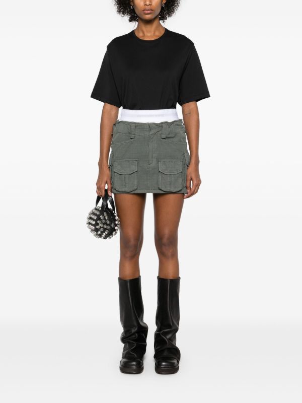 Alexander Wang Cargo Mini Skirt | Browns Straight Skirts