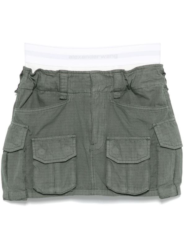 Alexander Wang Cargo Mini Skirt | Browns Straight Skirts