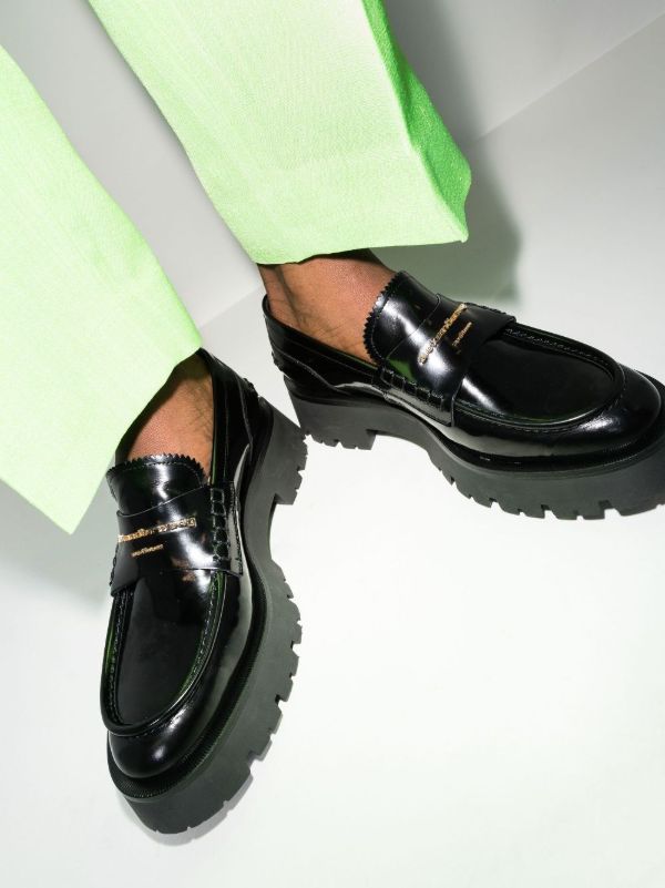 Alexander Wang Carter Lug-sole Box Loafers | Browns Loafers