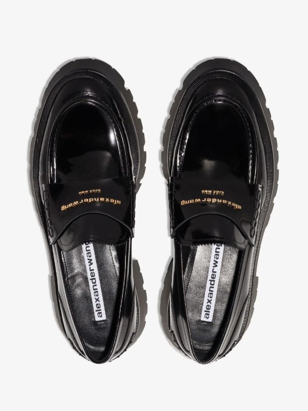 Alexander Wang Carter Lug-sole Box Loafers | Browns Loafers