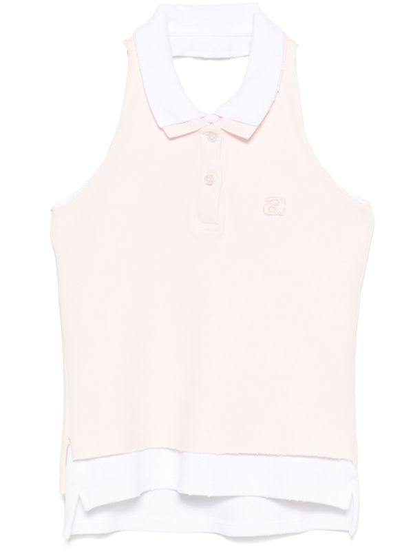 Alexander Wang Embroidered Polo Top | Browns Polo Tops