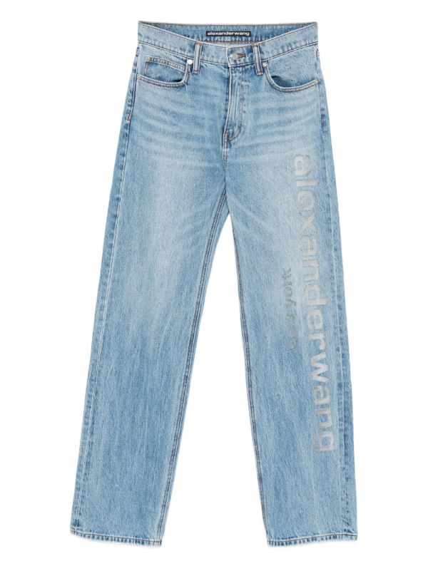 Alexander Wang Ez jeans | Browns Straight-Leg Jeans