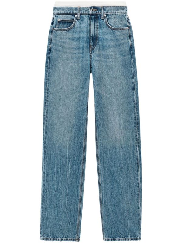 Alexander Wang Ez jeans | Browns Straight-Leg Jeans