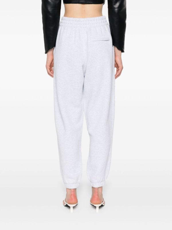 Alexander Wang Grey Logo-Print Track Pants | Browns Sweatpants