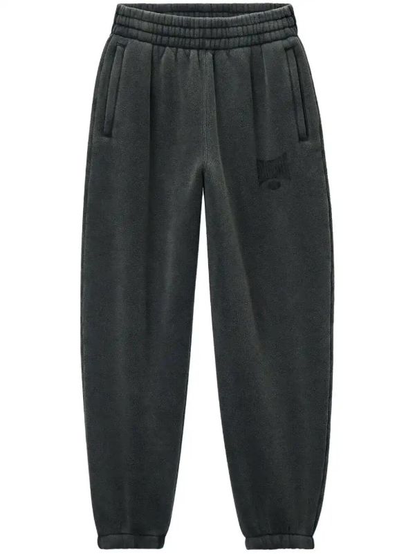 Alexander Wang Logo-Print Terry Track Pants | Browns Sweatpants