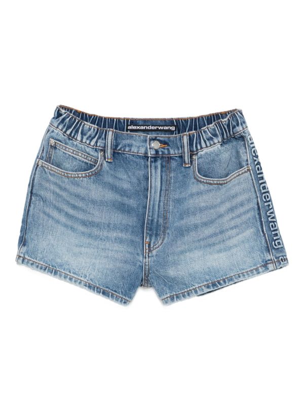 Alexander Wang Marathon denim shorts | Browns Denim Shorts