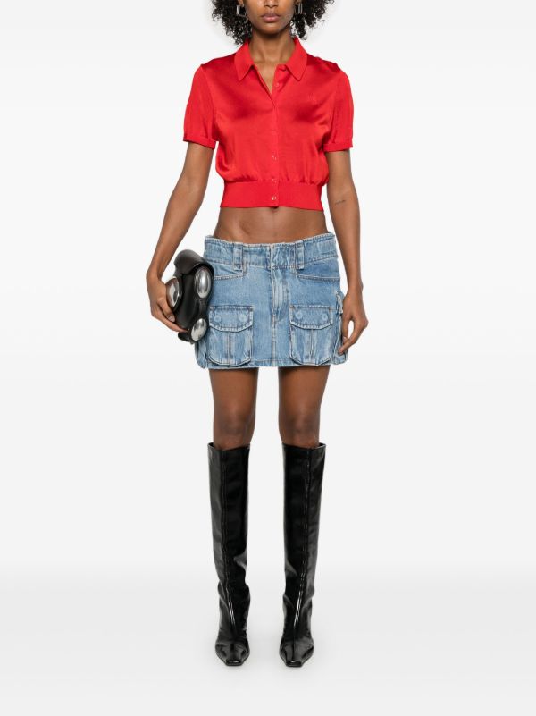 Alexander Wang Mid-Rise Mini Skirt | Browns Full Skirts
