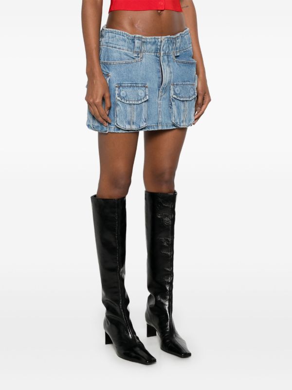 Alexander Wang Mid-Rise Mini Skirt | Browns Full Skirts