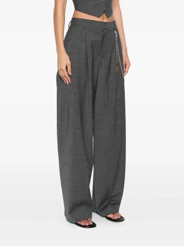Alexander Wang Pleated Key-chain Trousers | Browns Slacks