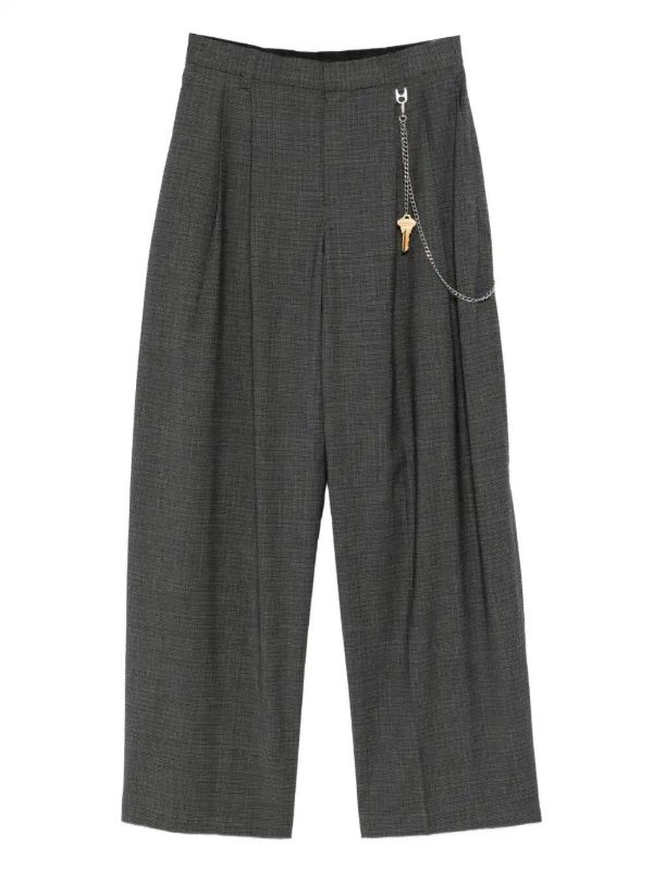 Alexander Wang Pleated Key-chain Trousers | Browns Slacks