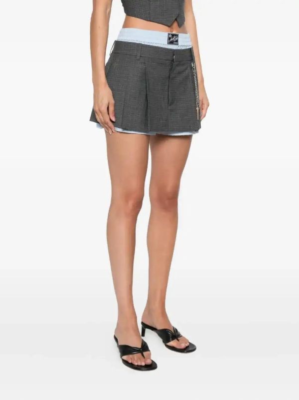 Alexander Wang Pleated Shorts | Browns Short & Mini Shorts