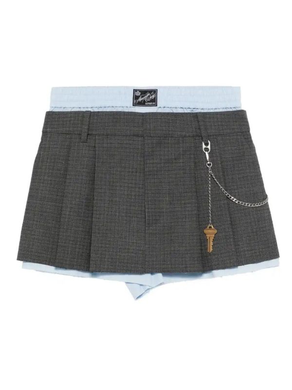 Alexander Wang Pleated Shorts | Browns Short & Mini Shorts