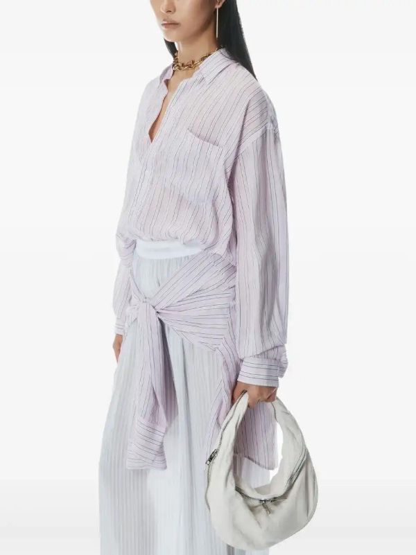 Alexander Wang White Twyst Shoulder Bag | Browns Shoulder Bags