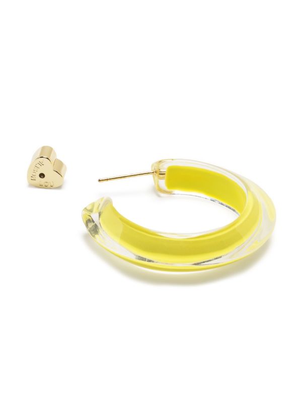 Alison Lou Gold-Plated Jelly Small Hoop Earrings | Browns Earrings