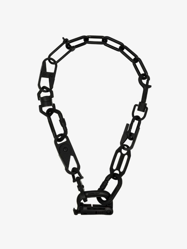AMBUSH black Carabiner chain necklace | Browns Necklaces