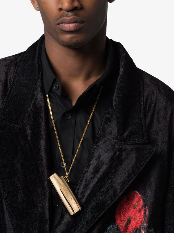 AMBUSH Gold Tone Large Lighter Case Necklace | Browns Necklaces