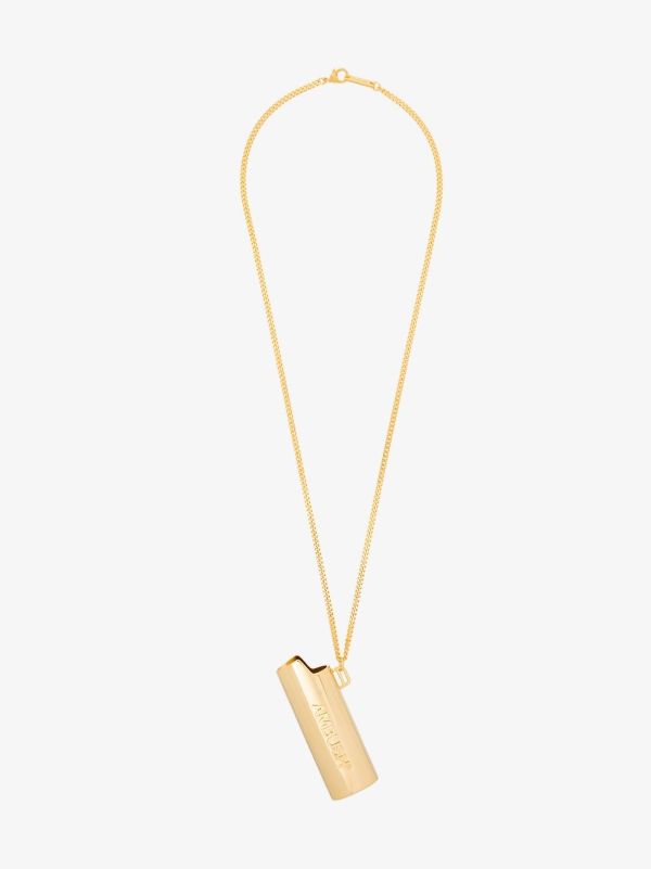 AMBUSH gold tone large Lighter case necklace | Browns Necklaces