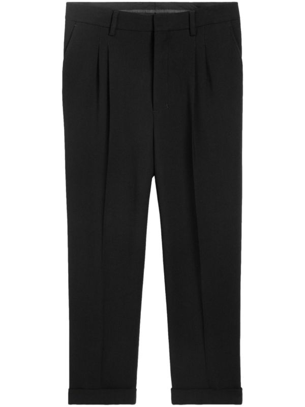 AMI Paris Pressed-Crease Tapered Trousers | Browns Tapered Pants