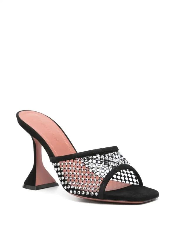 Amina Muaddi 100mm Lupita Sandals | Browns Sandals