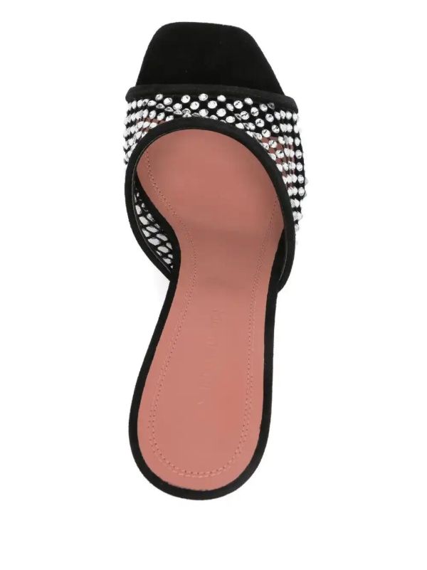 Amina Muaddi 100mm Lupita Sandals | Browns Sandals