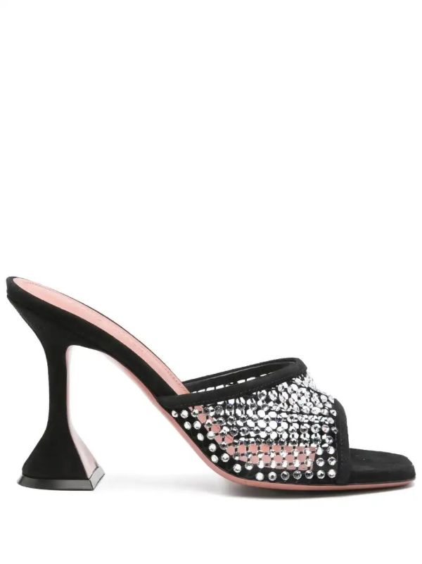 Amina Muaddi 100mm Lupita sandals | Browns Sandals