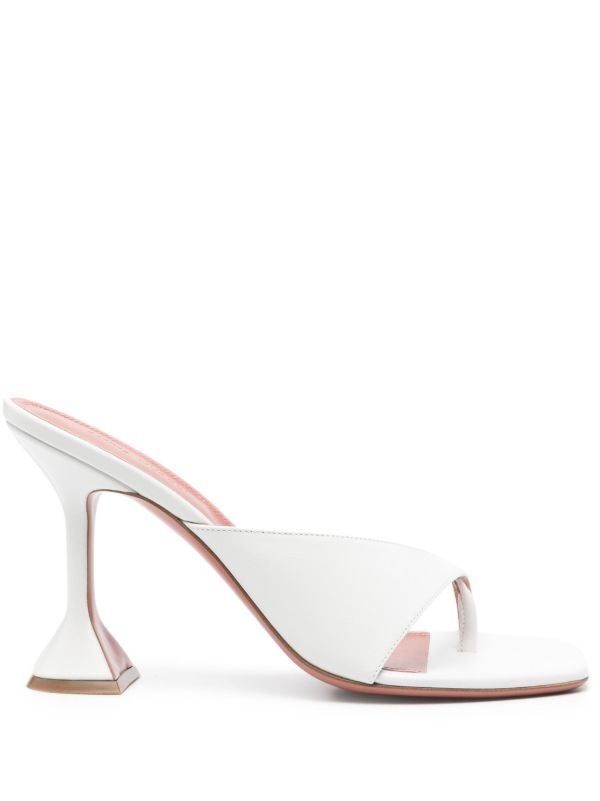 Amina Muaddi 95mm Shiona sandals | Browns Sandals