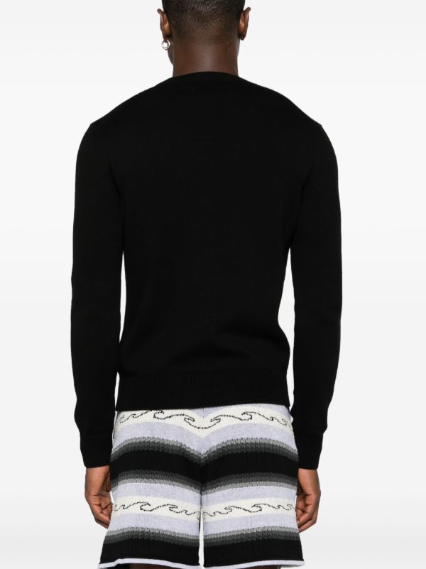 AMIRI Black Arts District Cotton Sweatshirt | Browns Sweatshirts