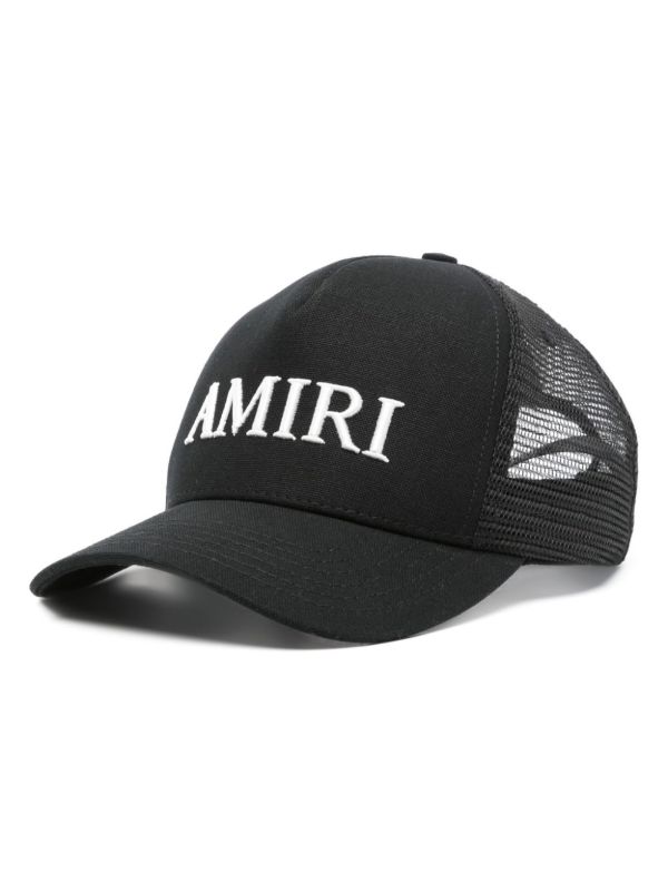 AMIRI Black Logo-Embroidered Cap | Browns Hats