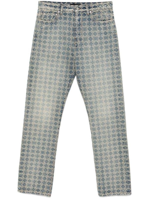 AMIRI Blue Quad Jeans | Browns Regular & Straight-Leg Jeans