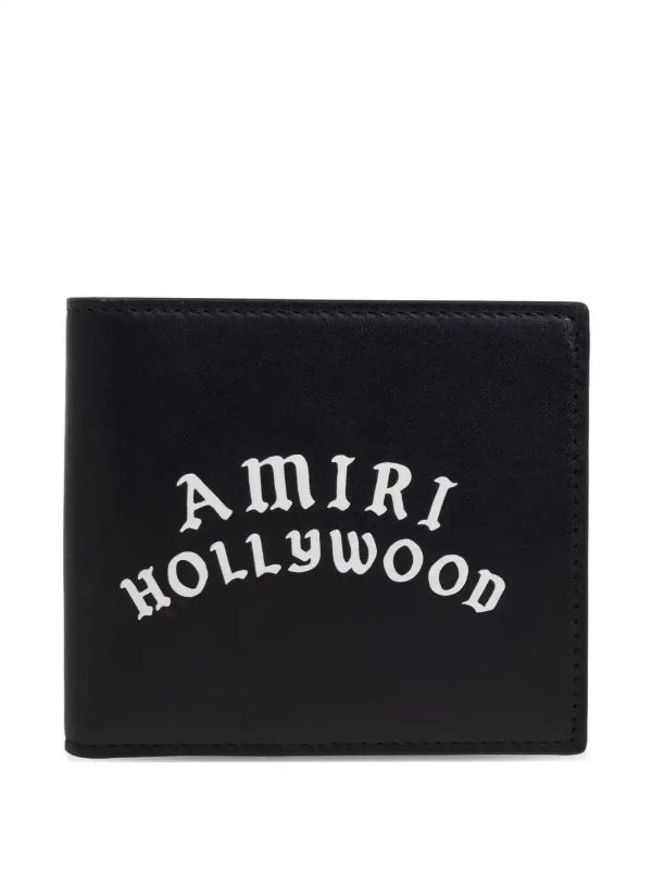 AMIRI leather bi-fold wallet | Browns Wallets & Billfolds