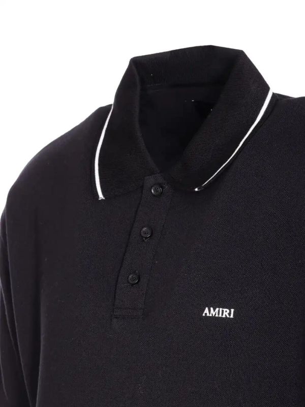 AMIRI Logo-embroidered Polo Shirt | Browns Polo Shirts