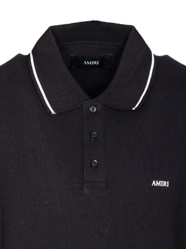 AMIRI Logo-embroidered Polo Shirt | Browns Polo Shirts