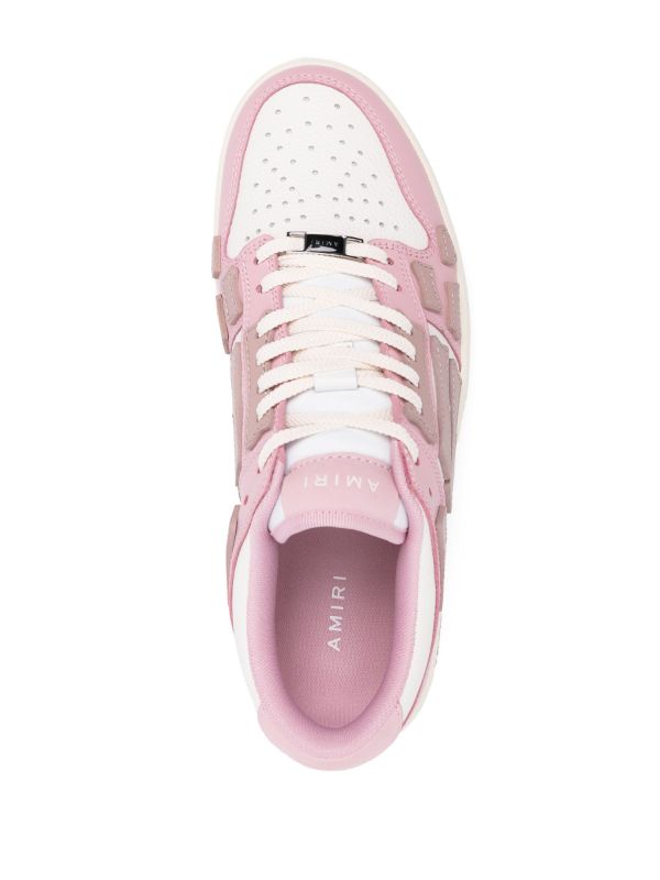 AMIRI Pink Skel Top Panelled Sneakers | Browns Sneakers