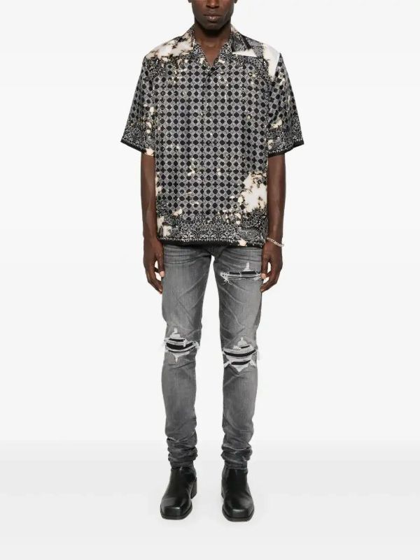 AMIRI Silk Bandana-print Shirt | Browns Shirts
