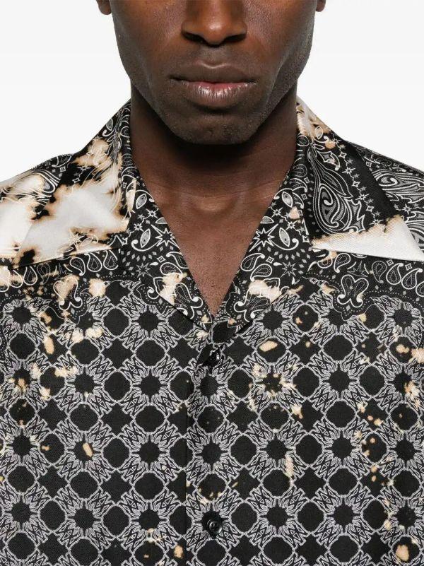 AMIRI Silk Bandana-print Shirt | Browns Shirts