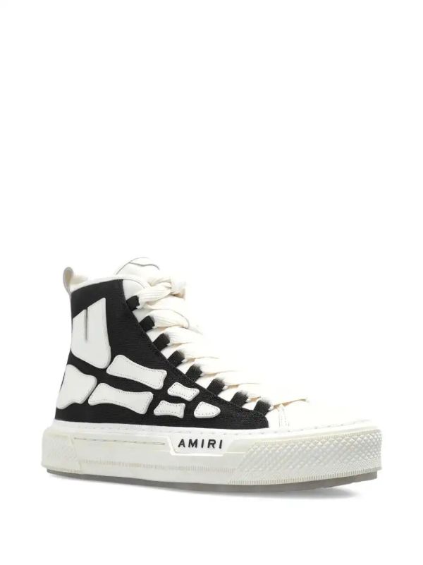 AMIRI Skeleton-print Sneakers | Browns Hi-Tops