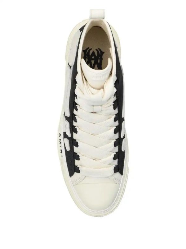 AMIRI Skeleton-print Sneakers | Browns Hi-Tops