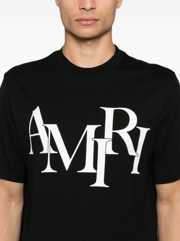 AMIRI Staggered Logo T-shirt | Browns T-Shirts