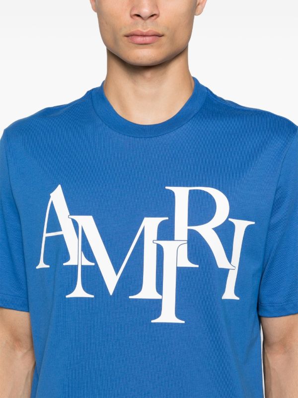 AMIRI Staggered Logo T-shirt | Browns T-Shirts