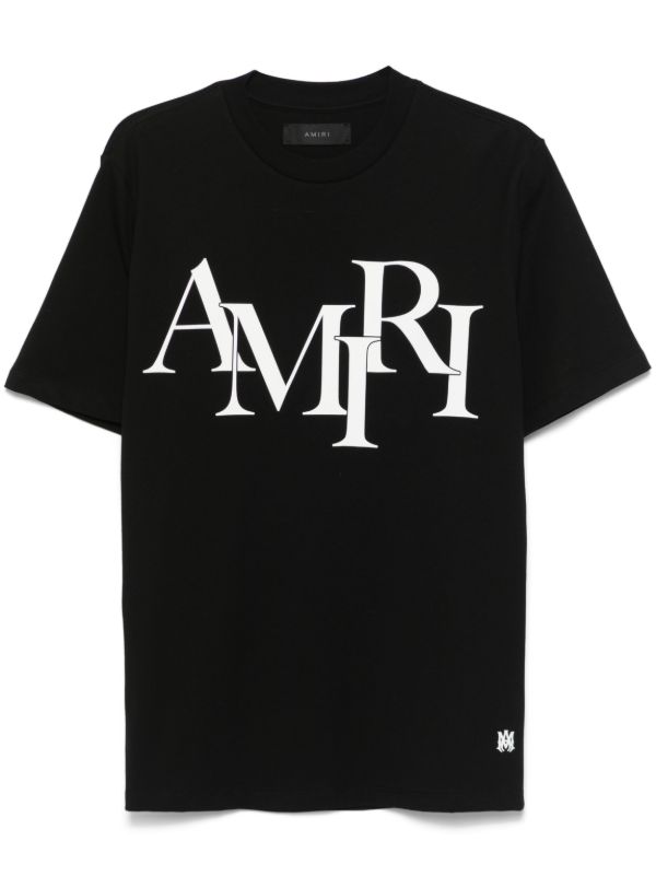 AMIRI Staggered Logo T-shirt | Browns T-Shirts