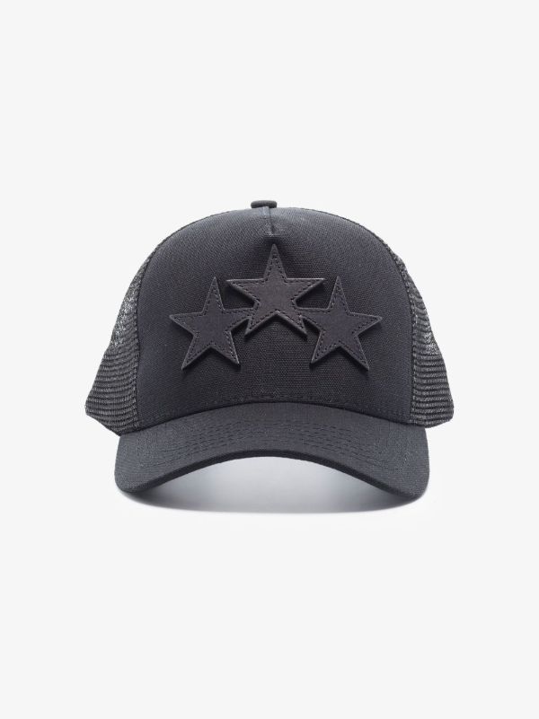 AMIRI Three star patch trucker hat | Browns Hats