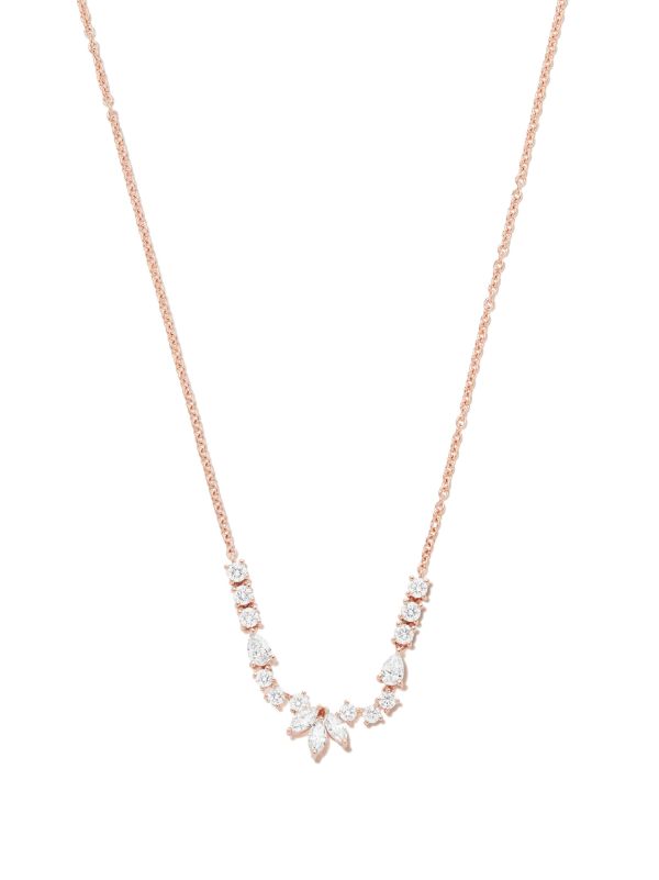 Anita Ko 18K rose gold Grace diamond necklace | Browns Fine Necklaces