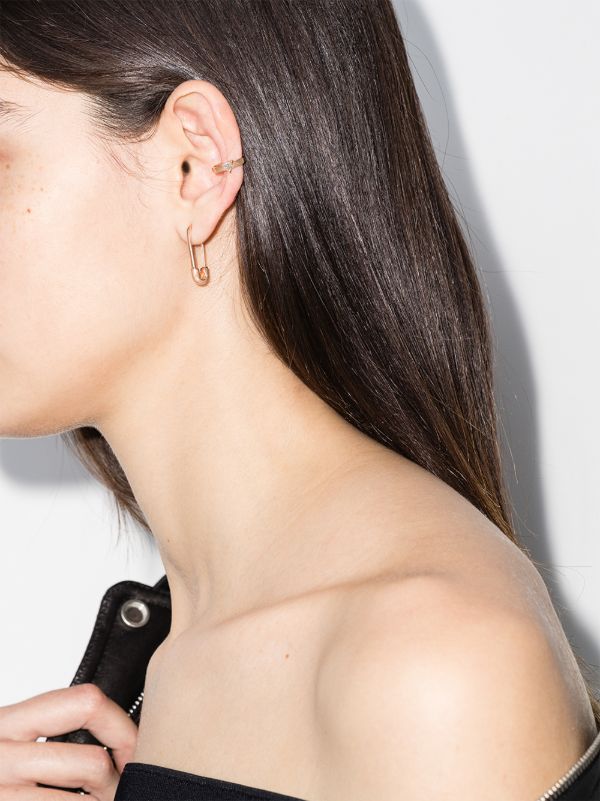 Anita Ko 18K Rose Gold Safety Pin Earring | Browns Fine Earrings