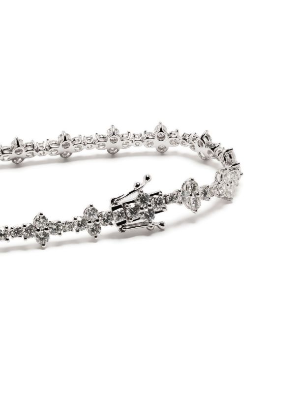 Anita Ko 18K White Gold Vivi Diamond Bracelet | Browns Fine Bracelets