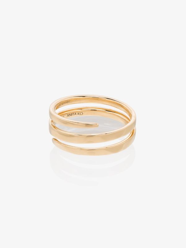 Anita Ko 18K yellow gold Coil ring | Browns Fine Rings