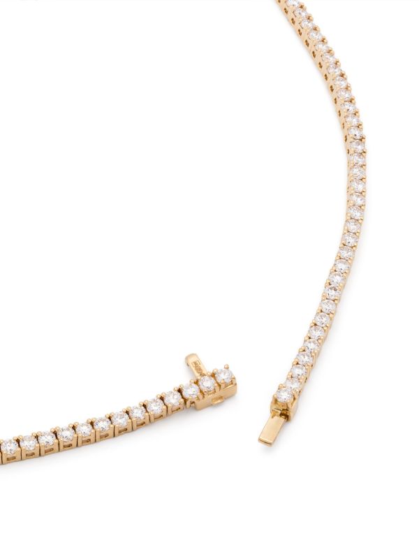 Anita Ko 18K Yellow Gold Diamond Mesh Necklace | Browns Fine Necklaces