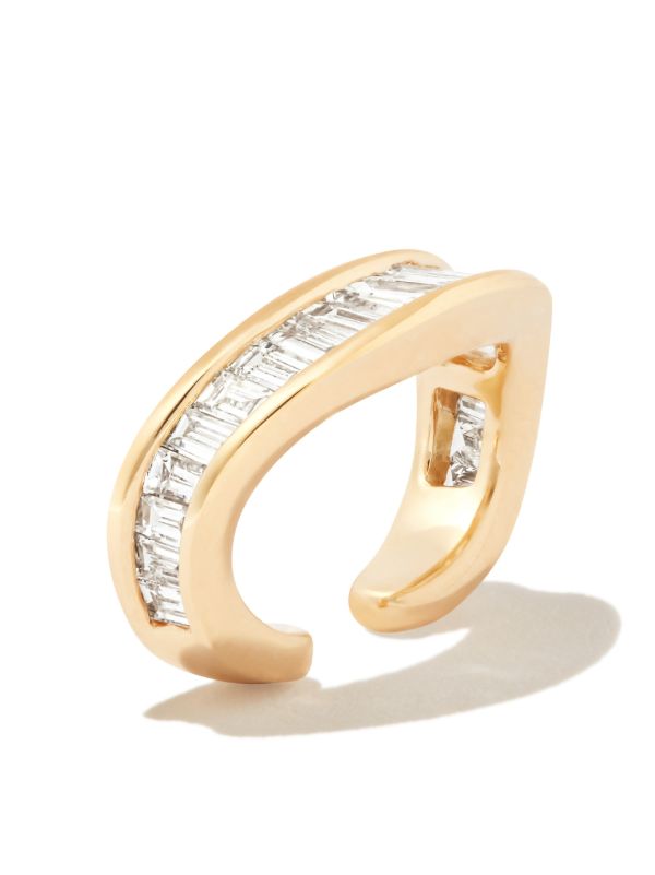 Anita Ko 18K Yellow Gold Diamond Single Ear Cuff | Browns Fine Earrings